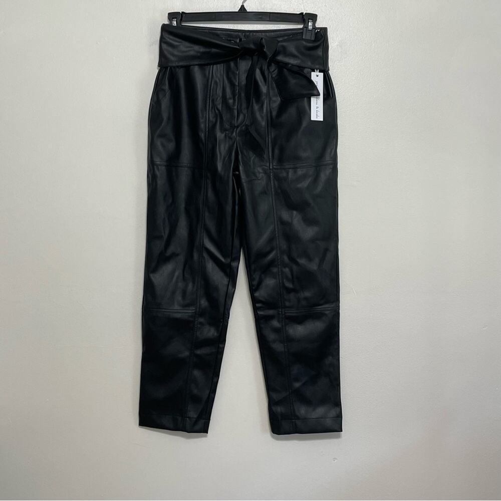 Young Fabulous Broke Faux Leather Pants Large NWT